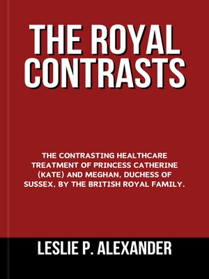 cover image of THE ROYAL CONTRASTS
